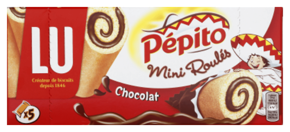 Biscuits Pépito Mini Roulés Chocolat