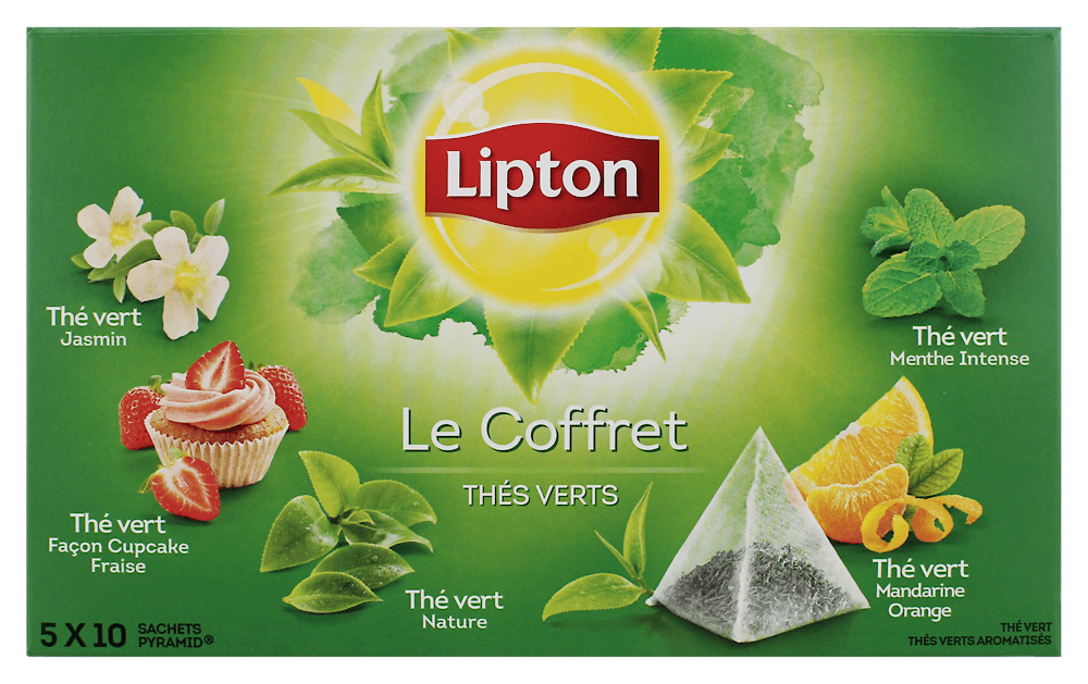 Lipton Thé Coffret Sélection 50 Sachets - 80 g