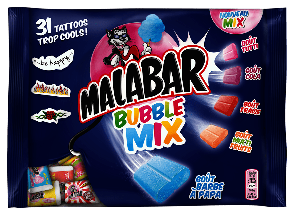 Assortiment Malabar Chewing Gum x20