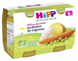 Hipp Petits Pots Bebe Bio Des 6 Mois Jardiniere Hipp Biologique Allergobox